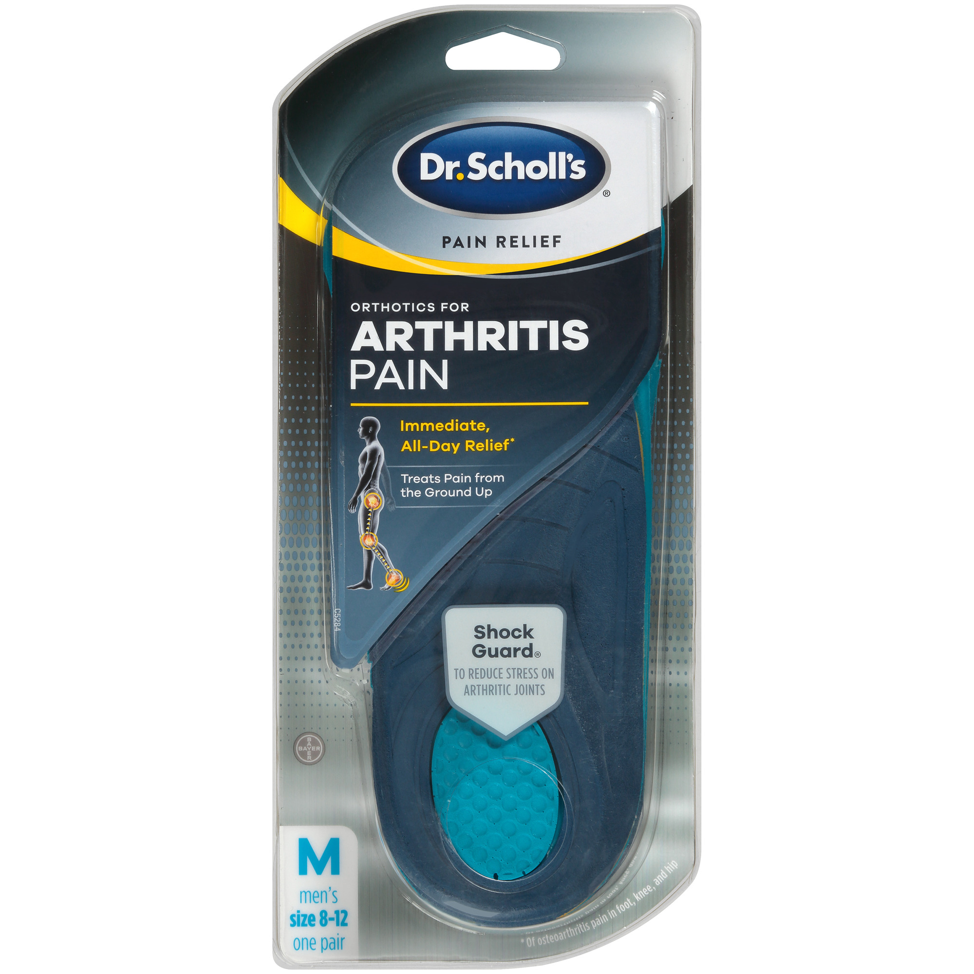 Dr. Scholl's Arthritis Pain Insoles, Men Size (812)