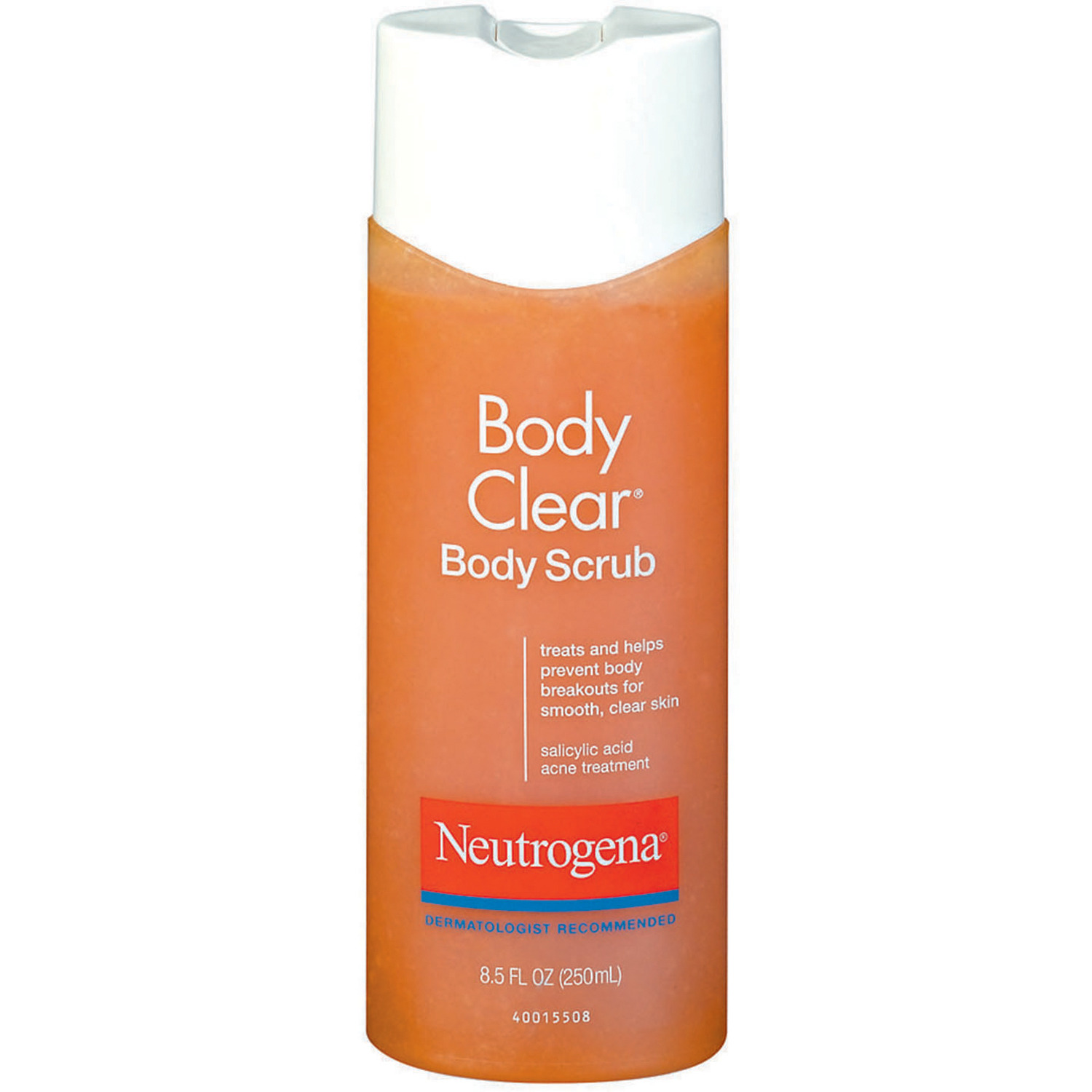 Neutrogena Body Clear Body Scrub, Salicylic Acid Acne Treatment, 8.5 oz