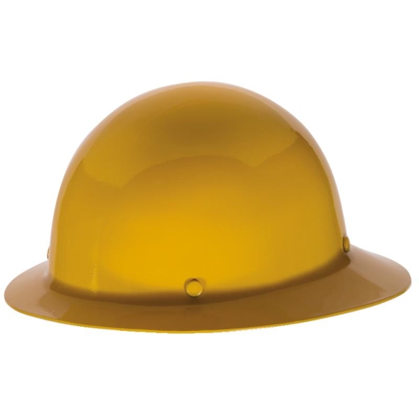 MSA 454666 Skullgard Full Brim Hard Hat StazOn Suspension Yellow