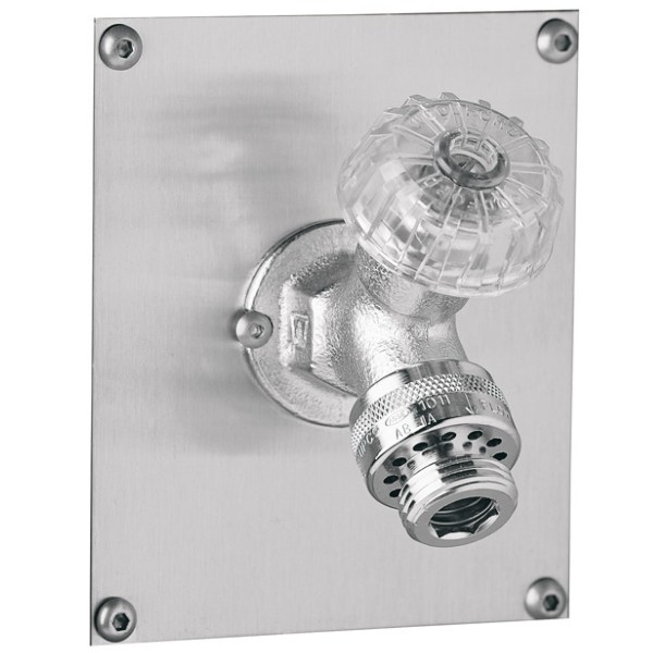 Model 6275 Compression Hose Bib Faucet Assembly with Rough Chrome