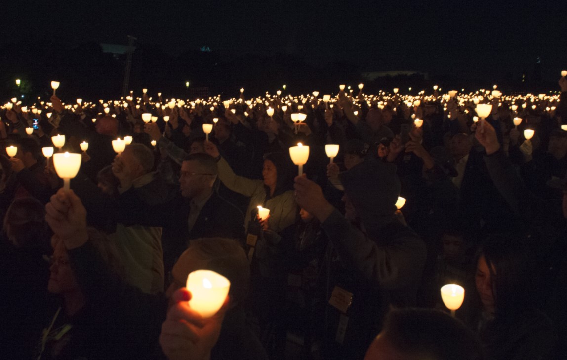 People’s Town Hall "Candlelight" Vigil Crissy Field