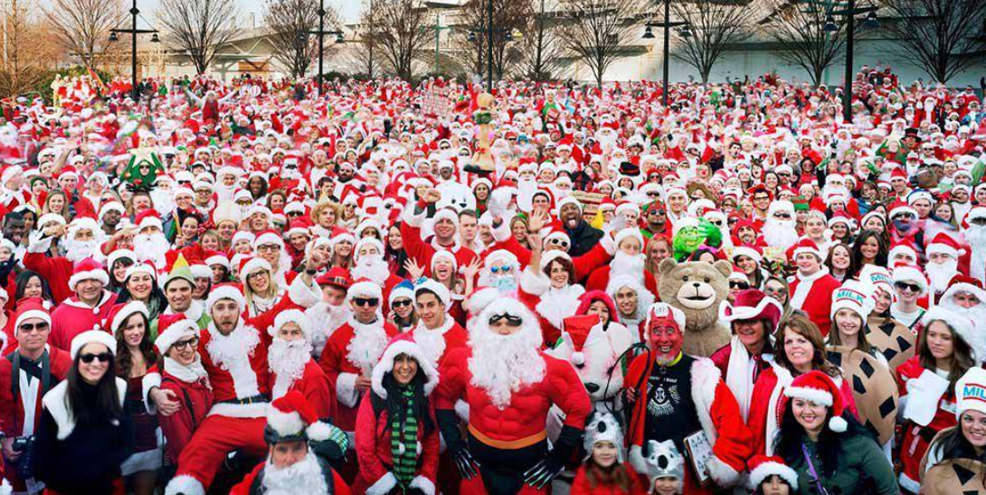2018 SantaCon Festive Bar Crawl San Jose
