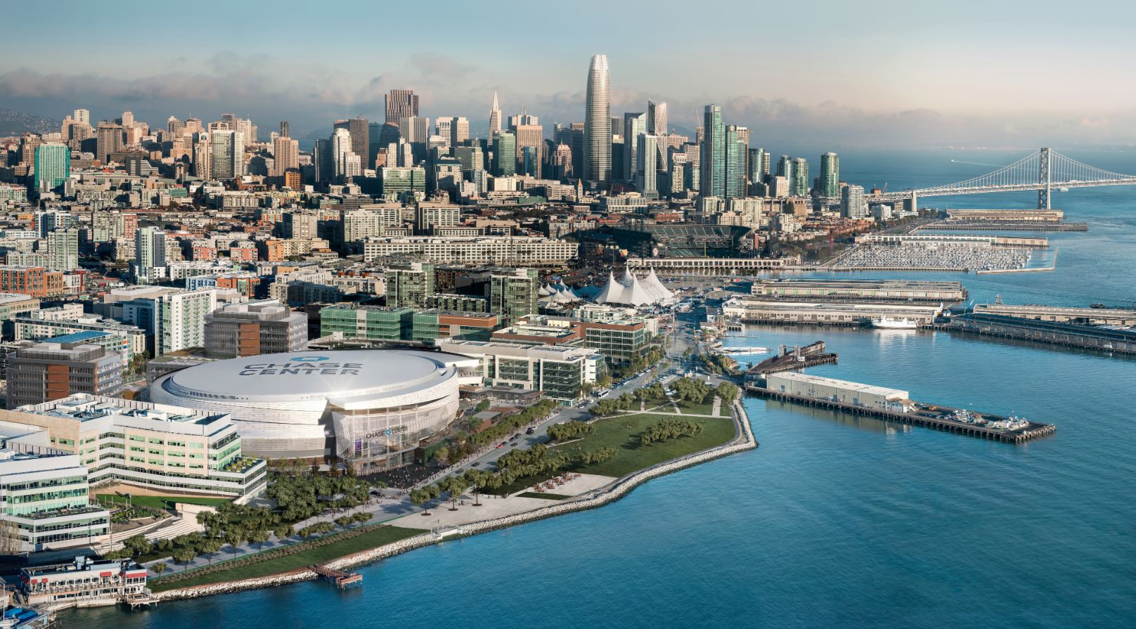 SF's Newest Massive Waterfront Public Art Chase Center