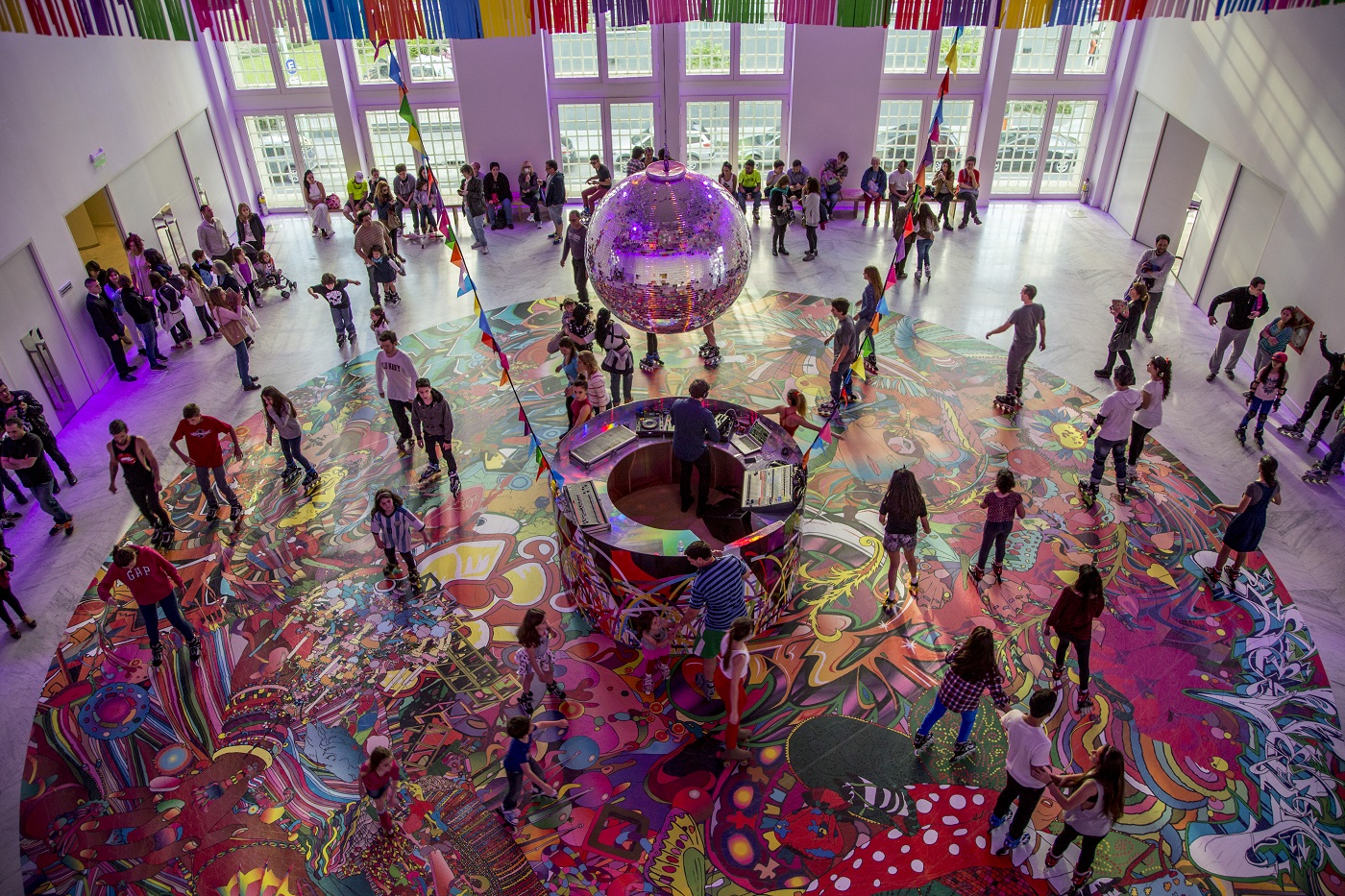 SF's Epic New PopUp Roller Rink