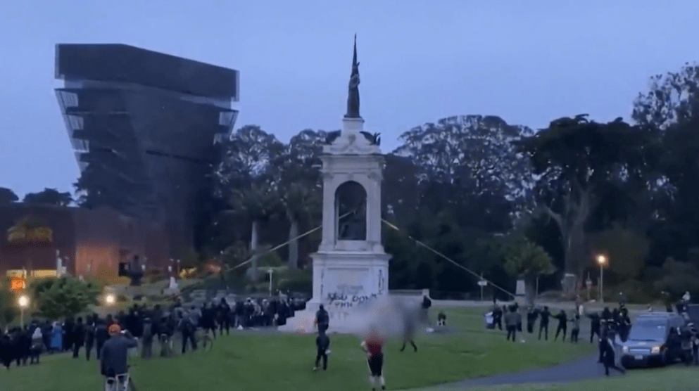 Three Statues Torn Down in Golden Gate Park by Protesters