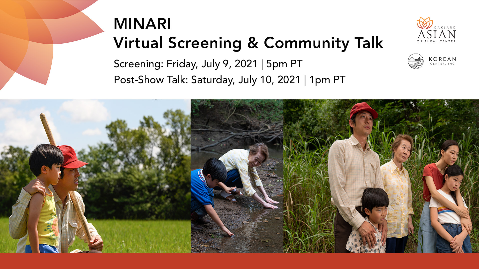 Academy Awardwinning "Minari" Virtual Screening + Community Talk
