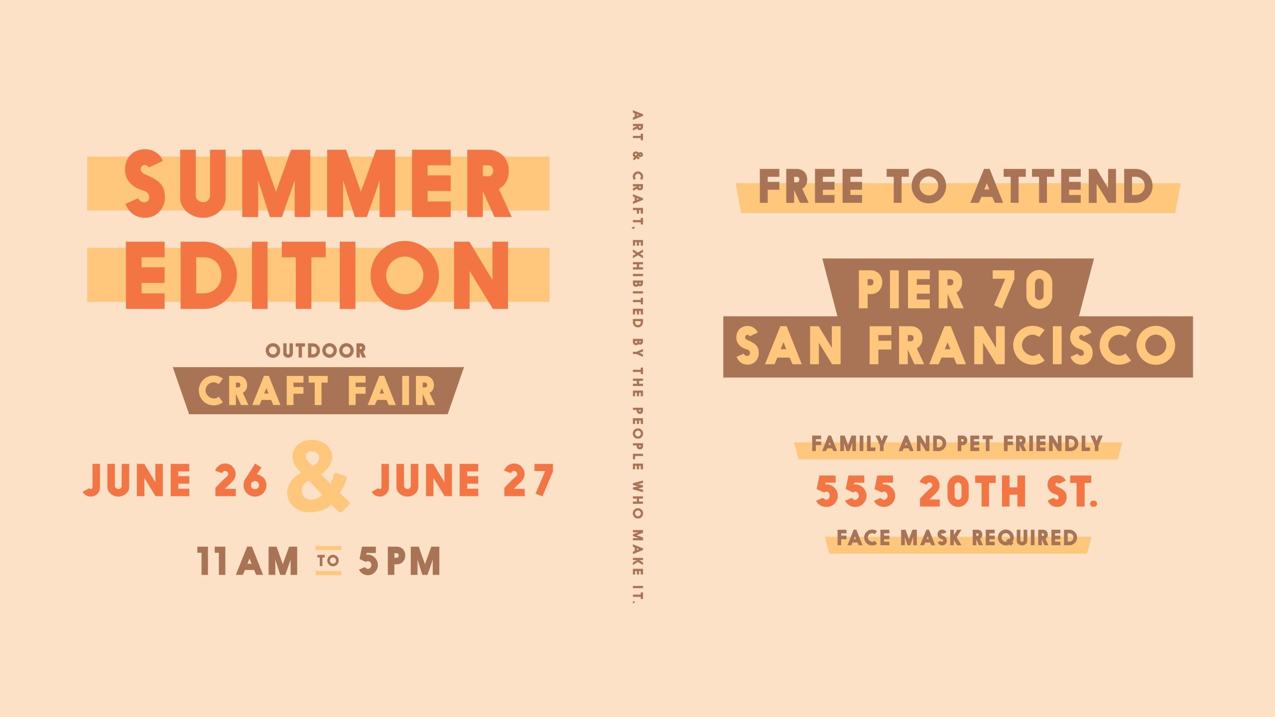 SF's First Huge Outdoor Craft Fair of 2021 is at Pier 70