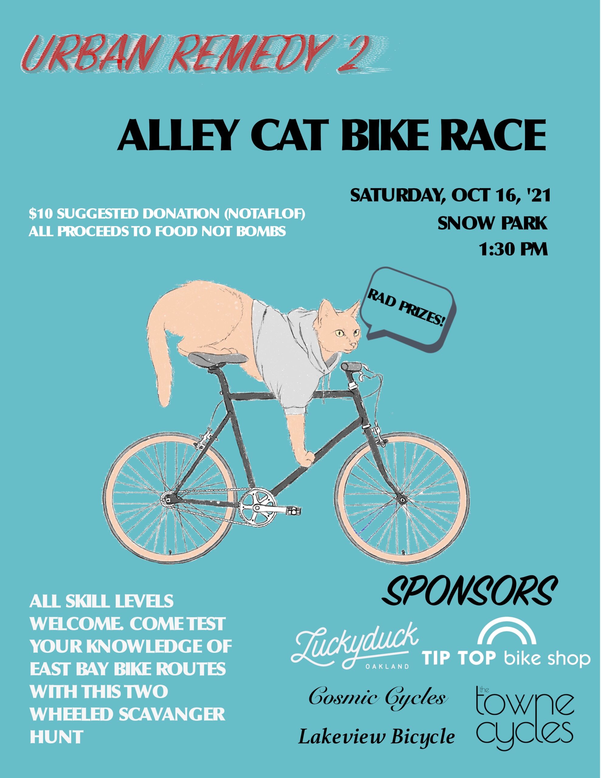 East Bay "Alley Cat" Bike Race w/ Rad Prizes (Oakland)