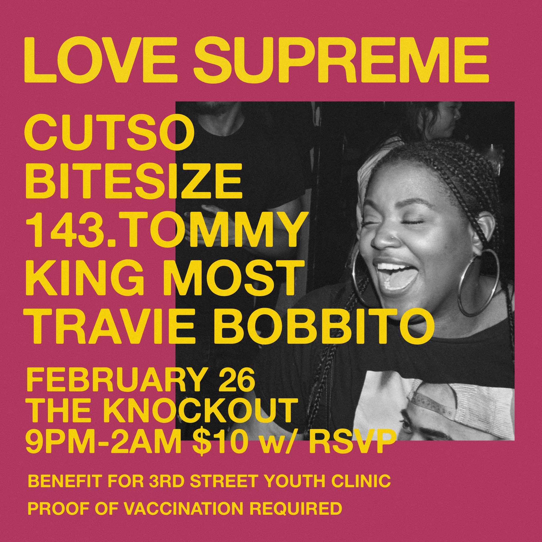 Love Supreme w/ Cutso, Bitesize, 143.Tommy, King Most, and Travie Bobbito