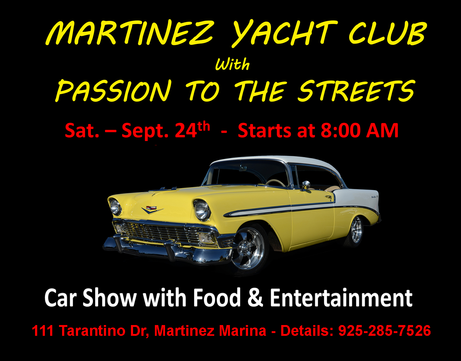 "Passion to the Marina" Car Show (Martinez)