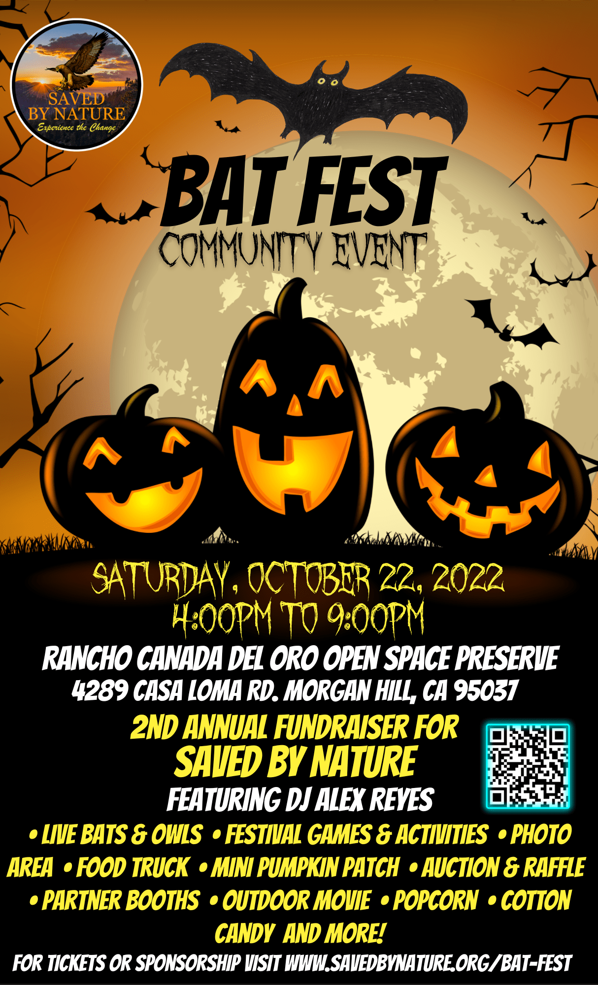 Live Bats + Owls at Hill's "Bat Fest" (2022)