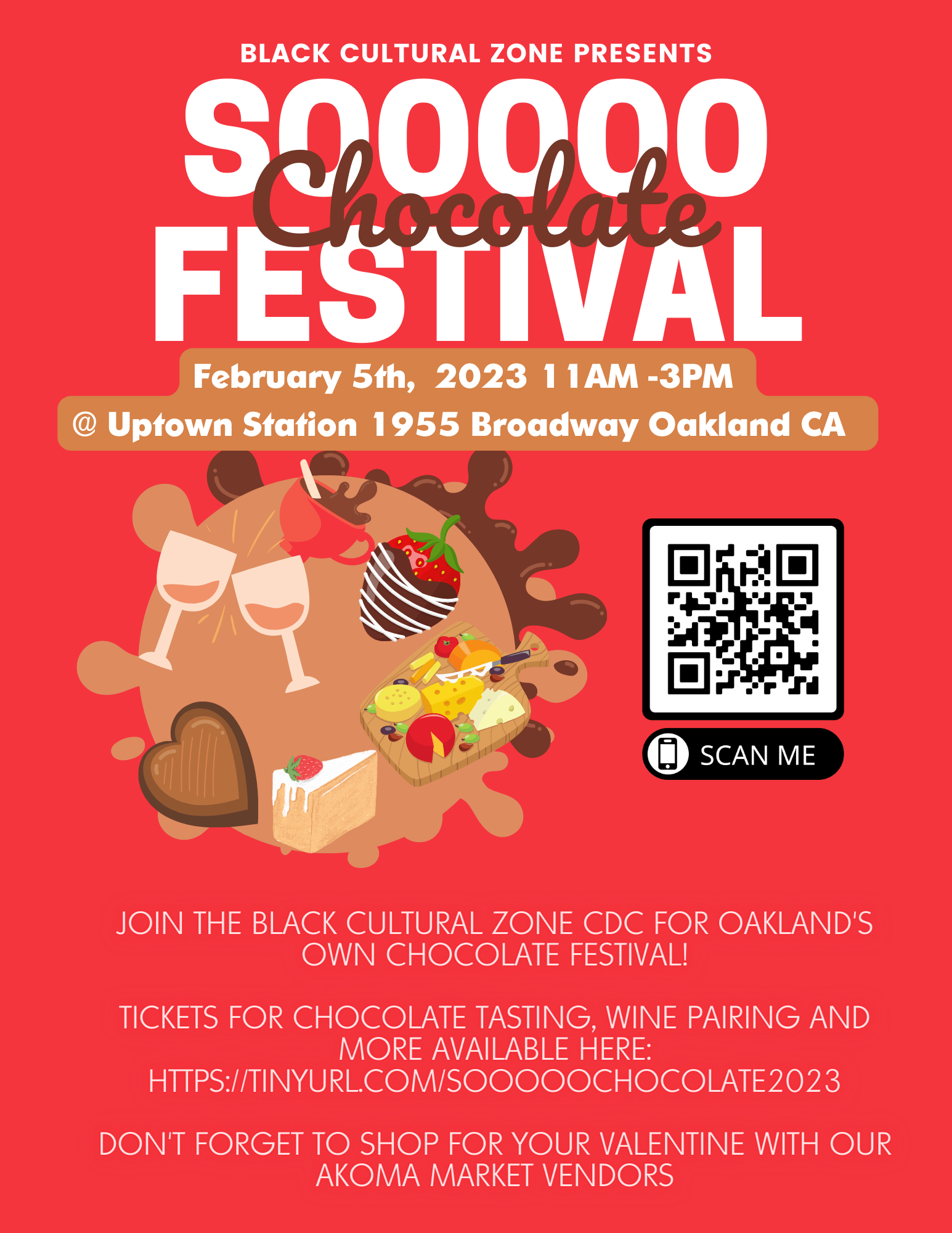 Oakland's Black Cultural Zone "Sooooo Chocolate Festival" 2023