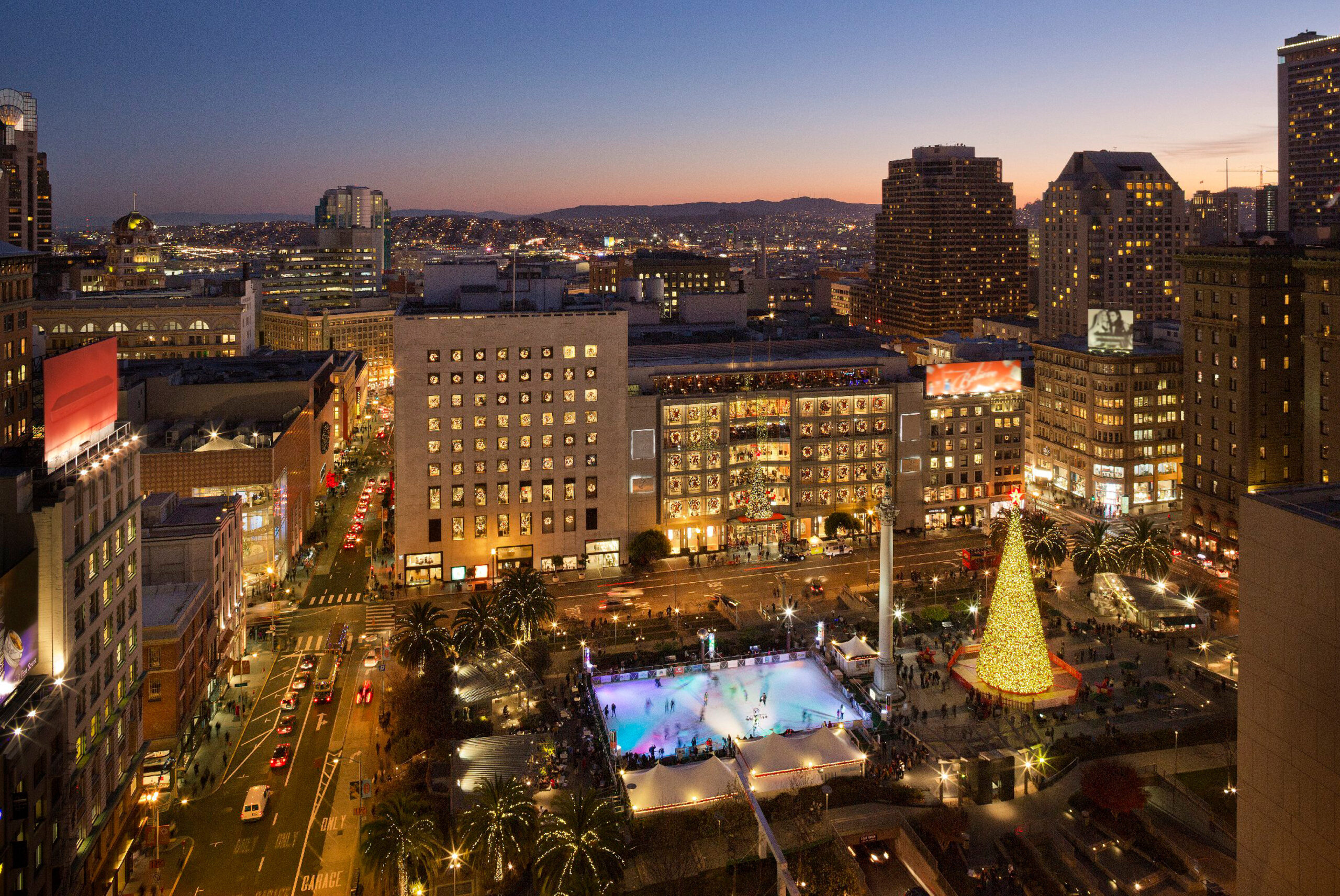 SF's Holiday Ice Skating Rink at Union Square (202425)