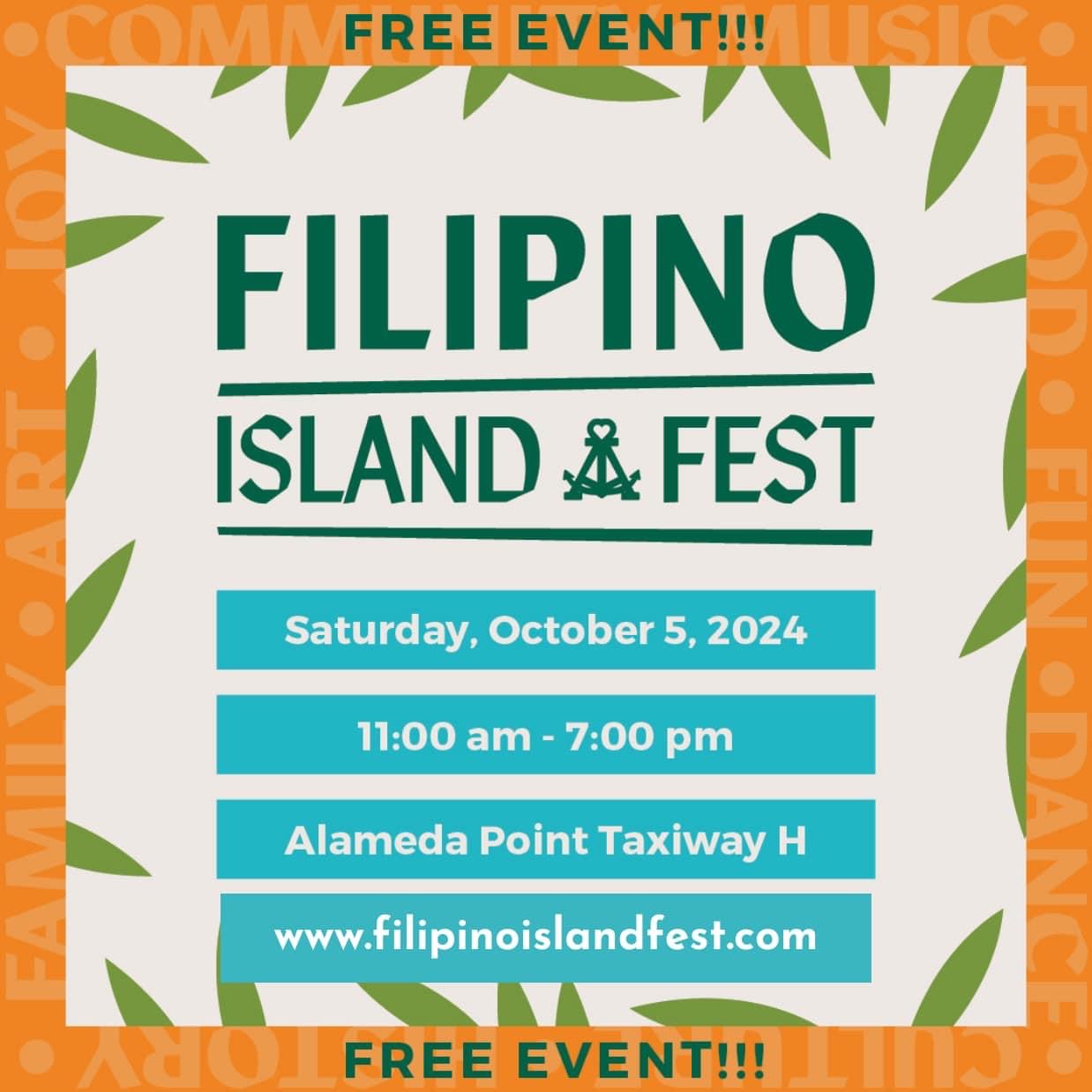 Filipino Island Fest Alameda Events 2025 Alameda's 1st "Filipino Island Fest"
