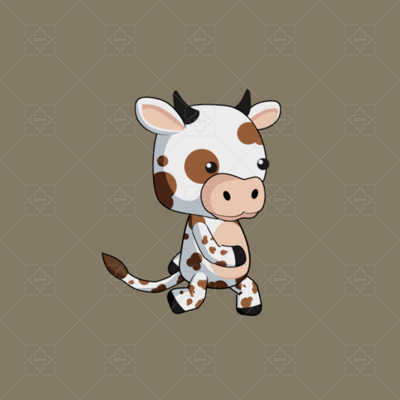 Farm friends! Five cute animal 2D animated sprites