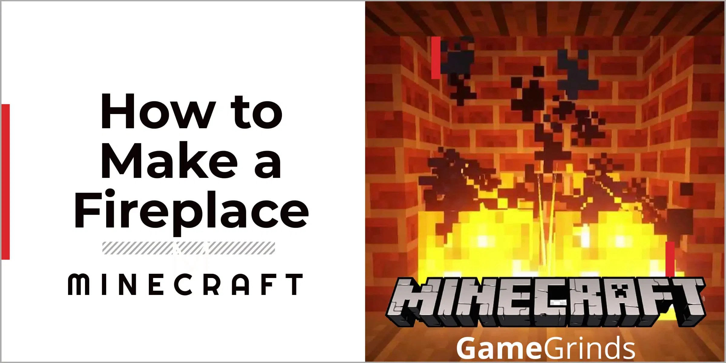 How To Make A Fireplace In Minecraft Cozy and Bright GameGrinds