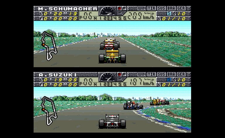 Play F1 Pole Position 2 (Europe) • Super Nintendo GamePhD