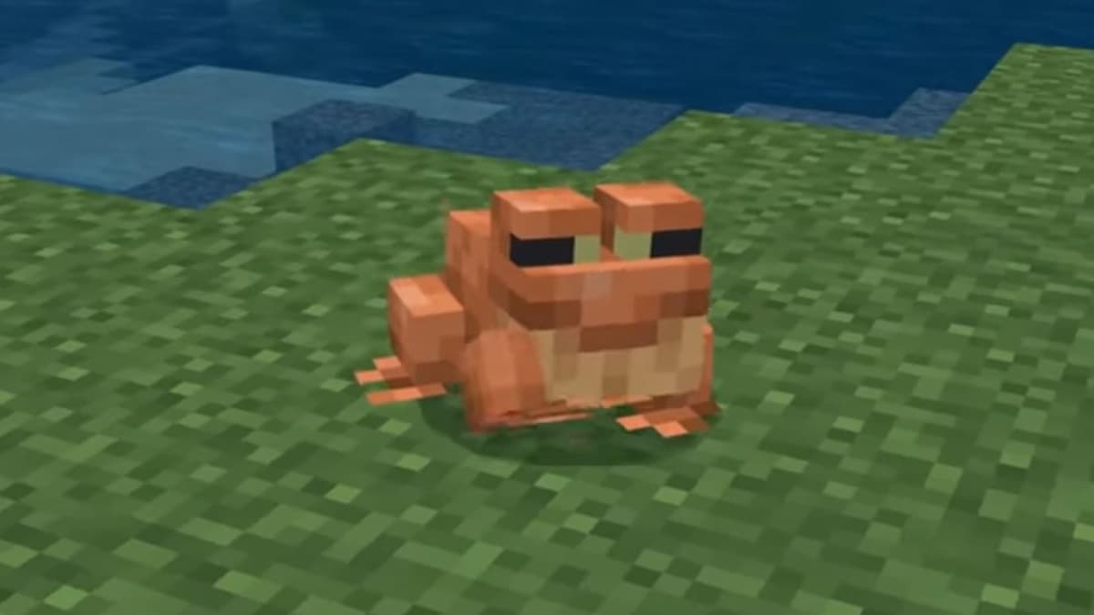 Minecraft's new frogs were briefly swallowing goats whole