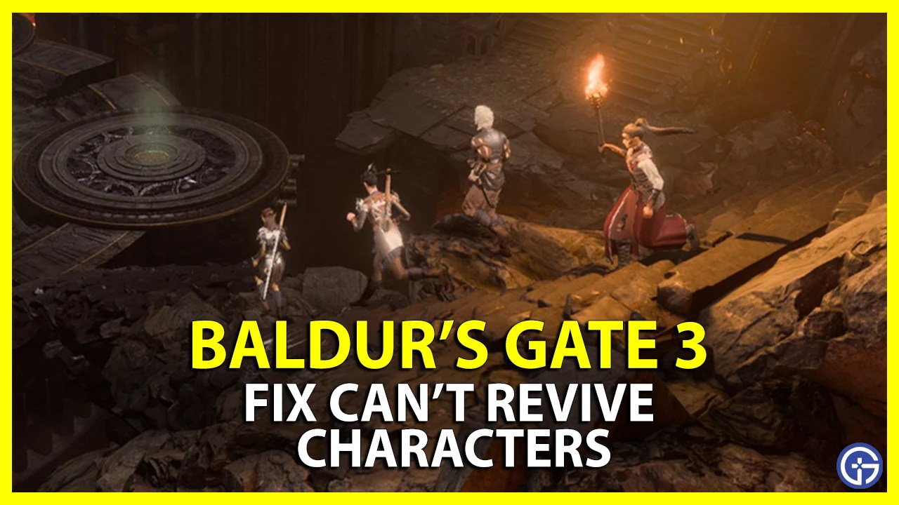Baldur's Gate 3 Can't Revive Characters & Companions Bug Fix(02)