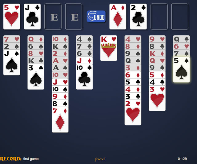 Freecell Blue Cards games GamingCloud