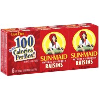 Sun Maid Natural California Snack Raisins 6Pk 1Oz Boxes | Garden Grocer