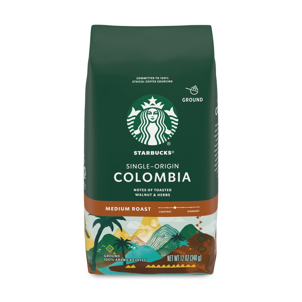 Starbucks Coffee Colombia (Ground) 12oz Bag Garden Grocer