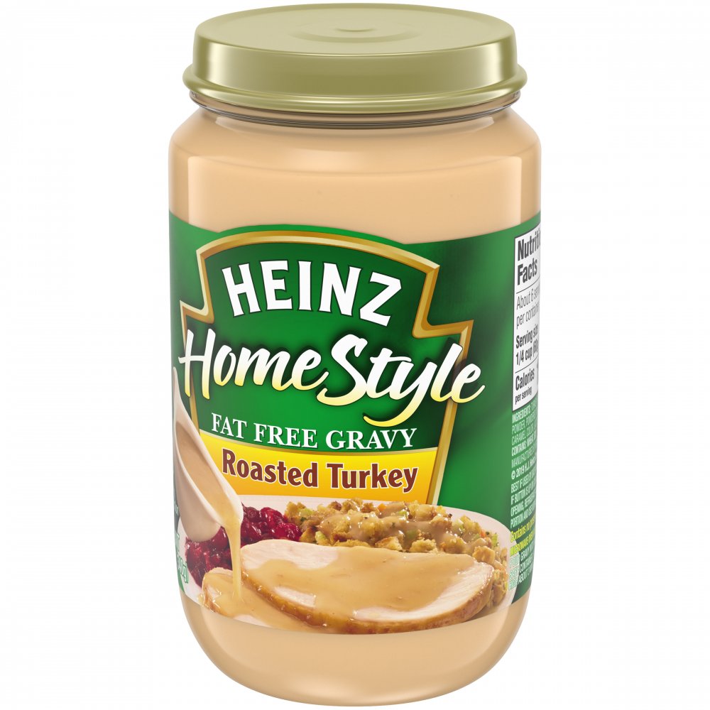 Heinz Gravy Roasted Turkey Fat Free 12oz Jar Garden Grocer