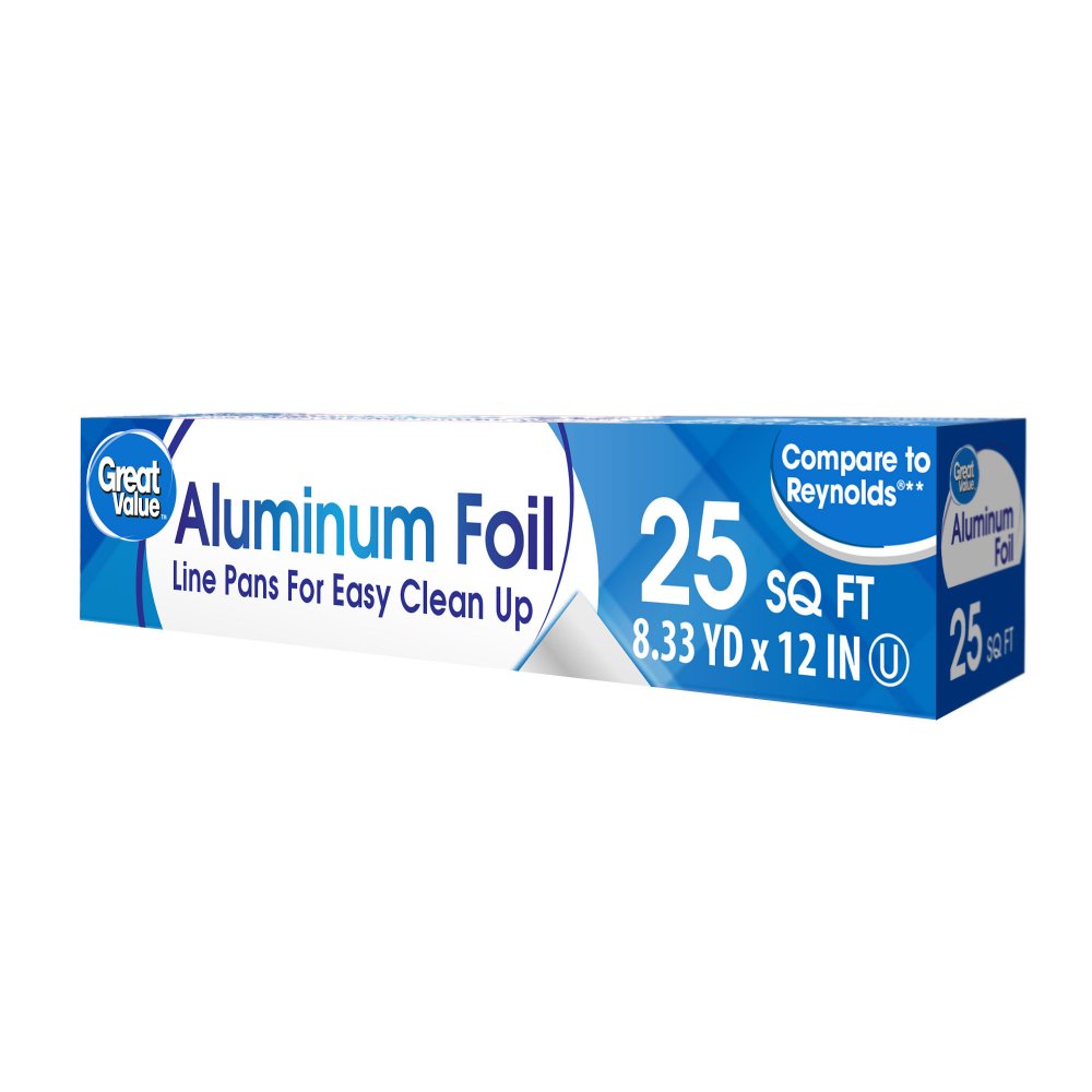Store Brand Aluminum Foil 25sq ft Garden Grocer