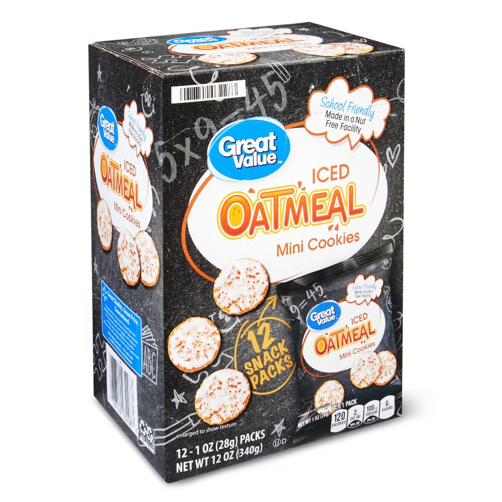 Store Brand Iced Oatmeal Cookies 12oz Box Garden Grocer