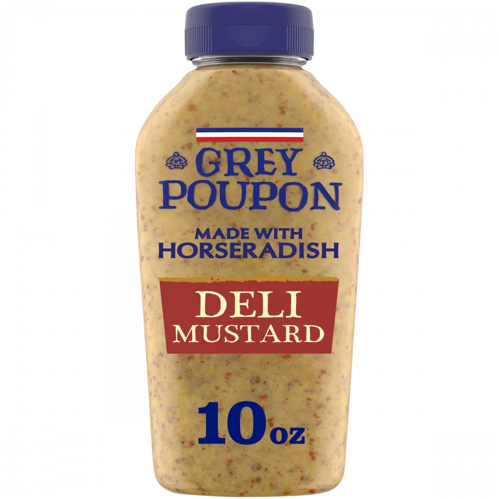 Grey Poupon Deli Mustard w/Horseradish 10oz Squeeze BTL Garden Grocer