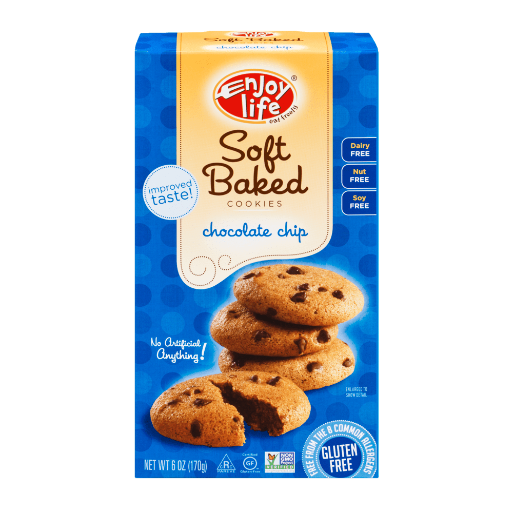 Enjoy Life Cookies Gluten Free Chewy Chocolate Chip 6oz PKG Garden Grocer