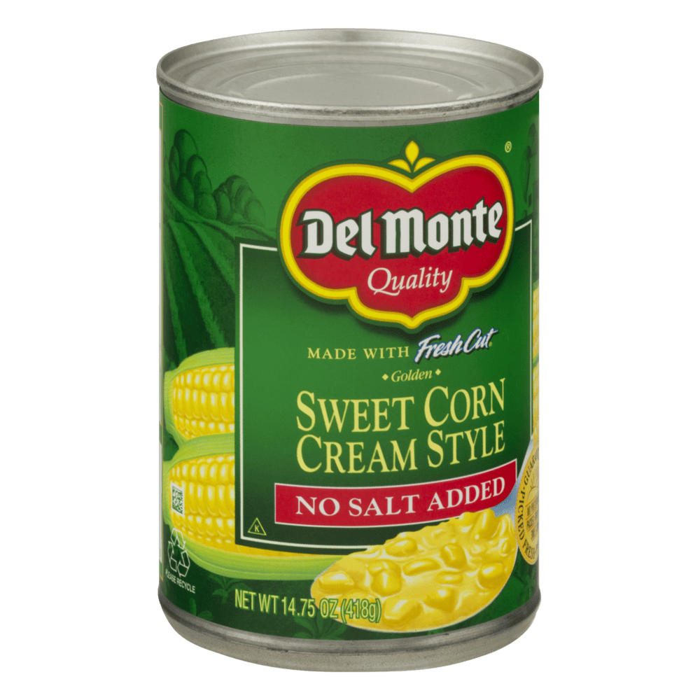Del Monte Fresh Cut Sweet Corn Cream Style No Salt Added 14.7oz
