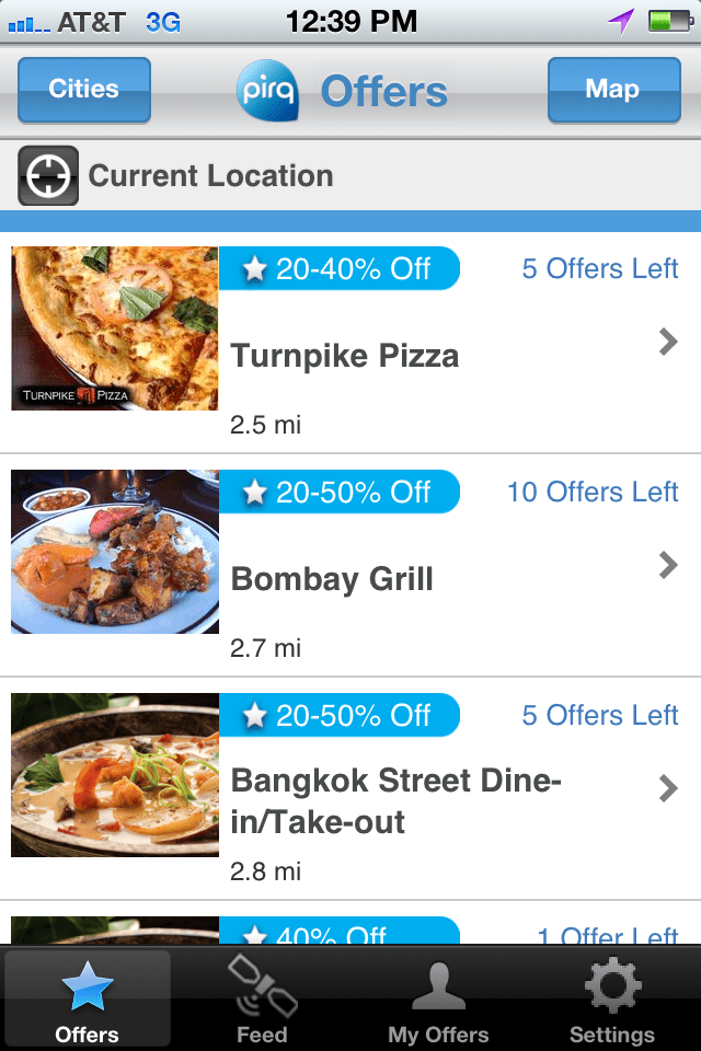 Pirq raises 1.9 million to dish up more mobile restaurant deals GeekWire