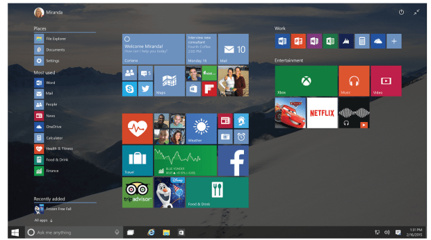 Try Cortana on the desktop with new build of Windows 10 GeekWire