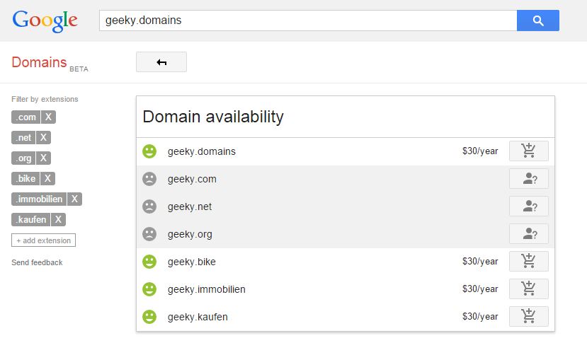 Features – Google Domains