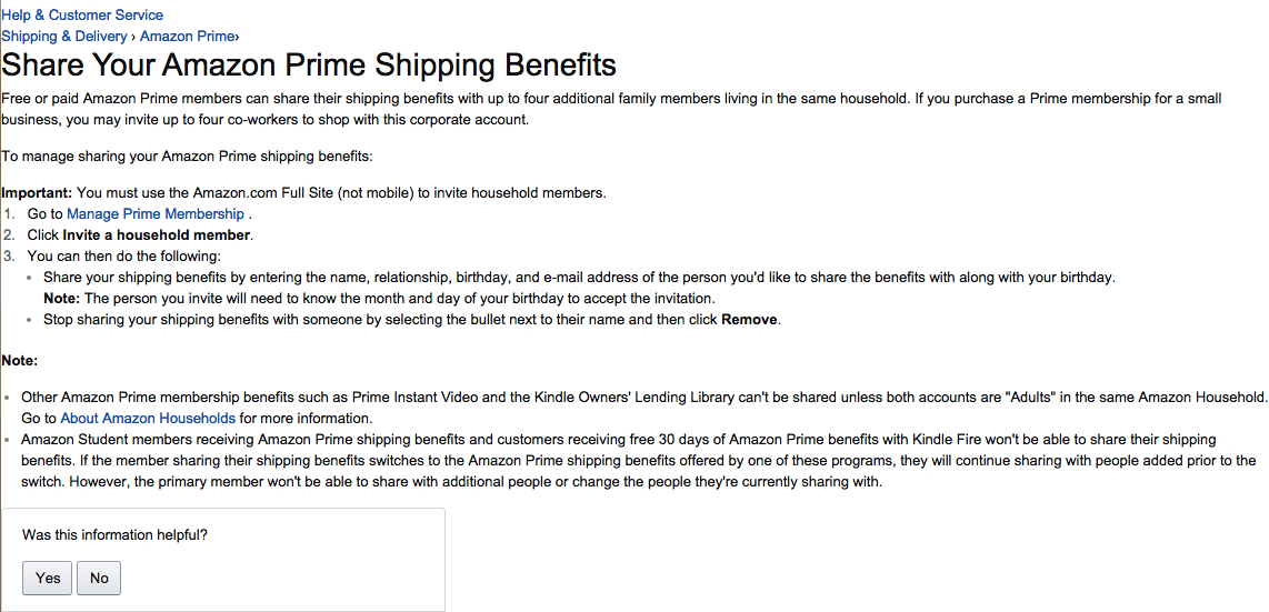 Sorry, Uncle Joe Amazon cuts back on family sharing of Prime shipping