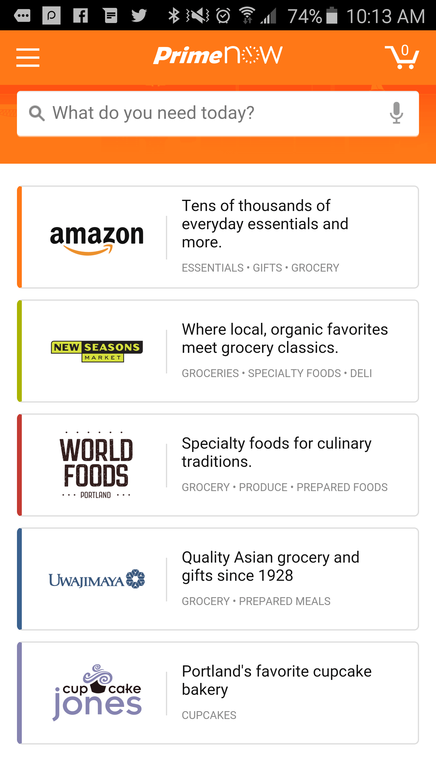Amazon expands Prime Now into Portland, will deliver food from local
