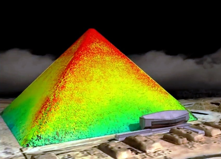 Heat scan spots huge anomaly in Egypt's Great Pyramid
