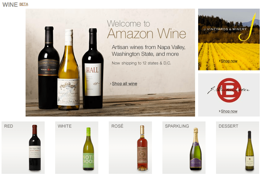 We just bought our first bottles of wine on Amazon Here's how it works