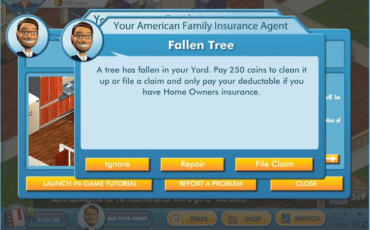 Who said insurance is boring? Simslike game wins fans for American