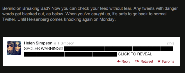 Here’s a way to hide Breaking Bad spoilers from your Twitter timeline