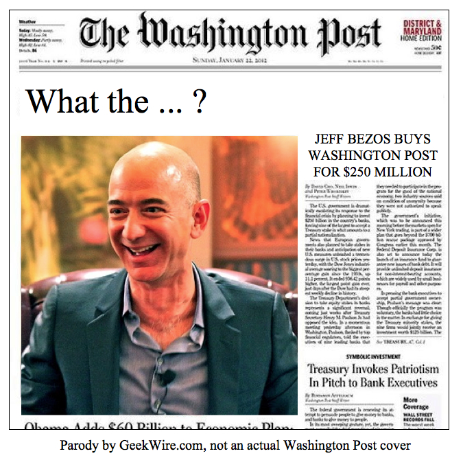 The Washington Post Faces Financial Challenges In Jeff Bezos' Second