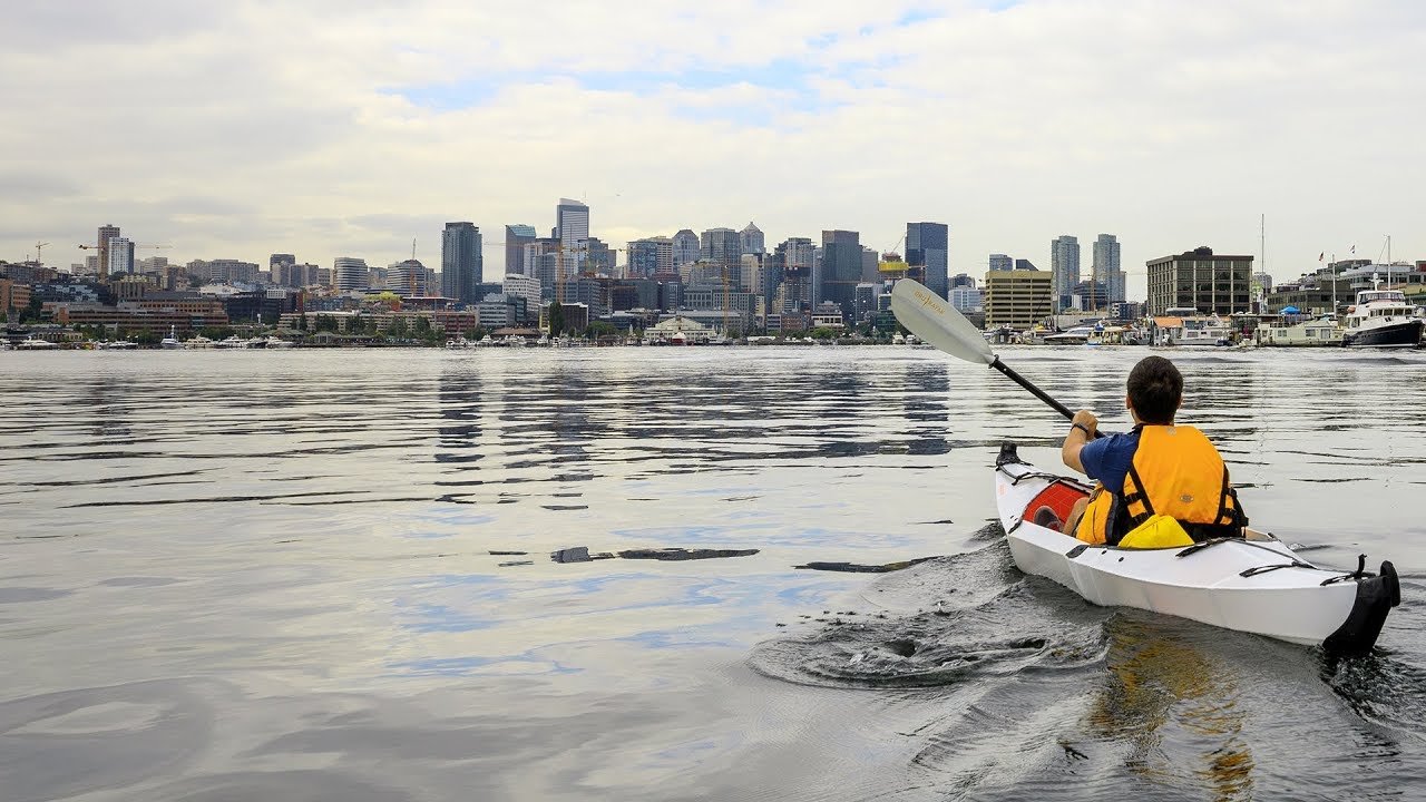 One less car Amazon engineer gets to work by kayak — and