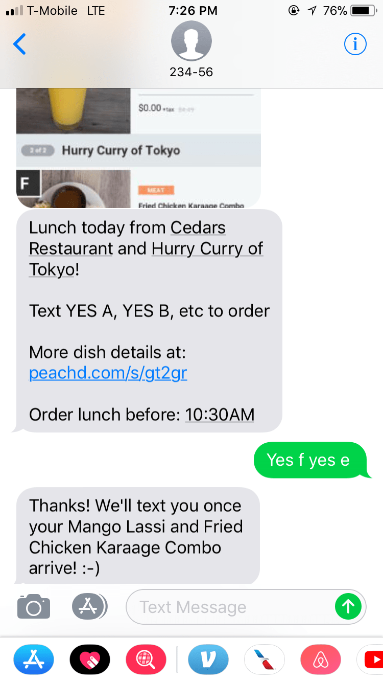 Office lunch delivery startup Peach reaches profitability in 3 cities