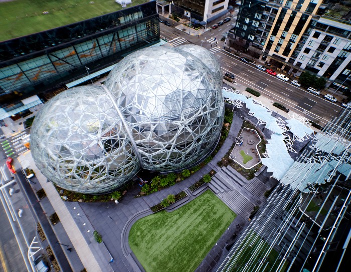 As Amazon's Spheres near opening day, website launches to showcase