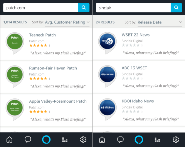 As Alexa's Flash Briefing tops 5,000 skills, content providers learn