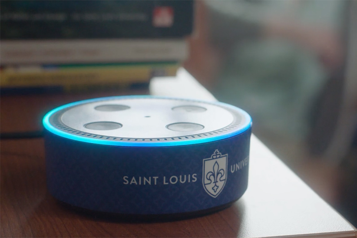 Hey, roomie, I'm Alexa Saint Louis University putting 2,300 Amazon