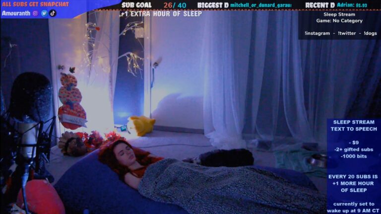 Livestreaming report The sudden rise of sleep streaming; GTA role