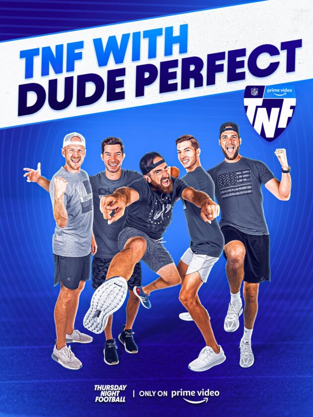 Amazon teaming with viral content creators Dude Perfect for alternate Prime Video football