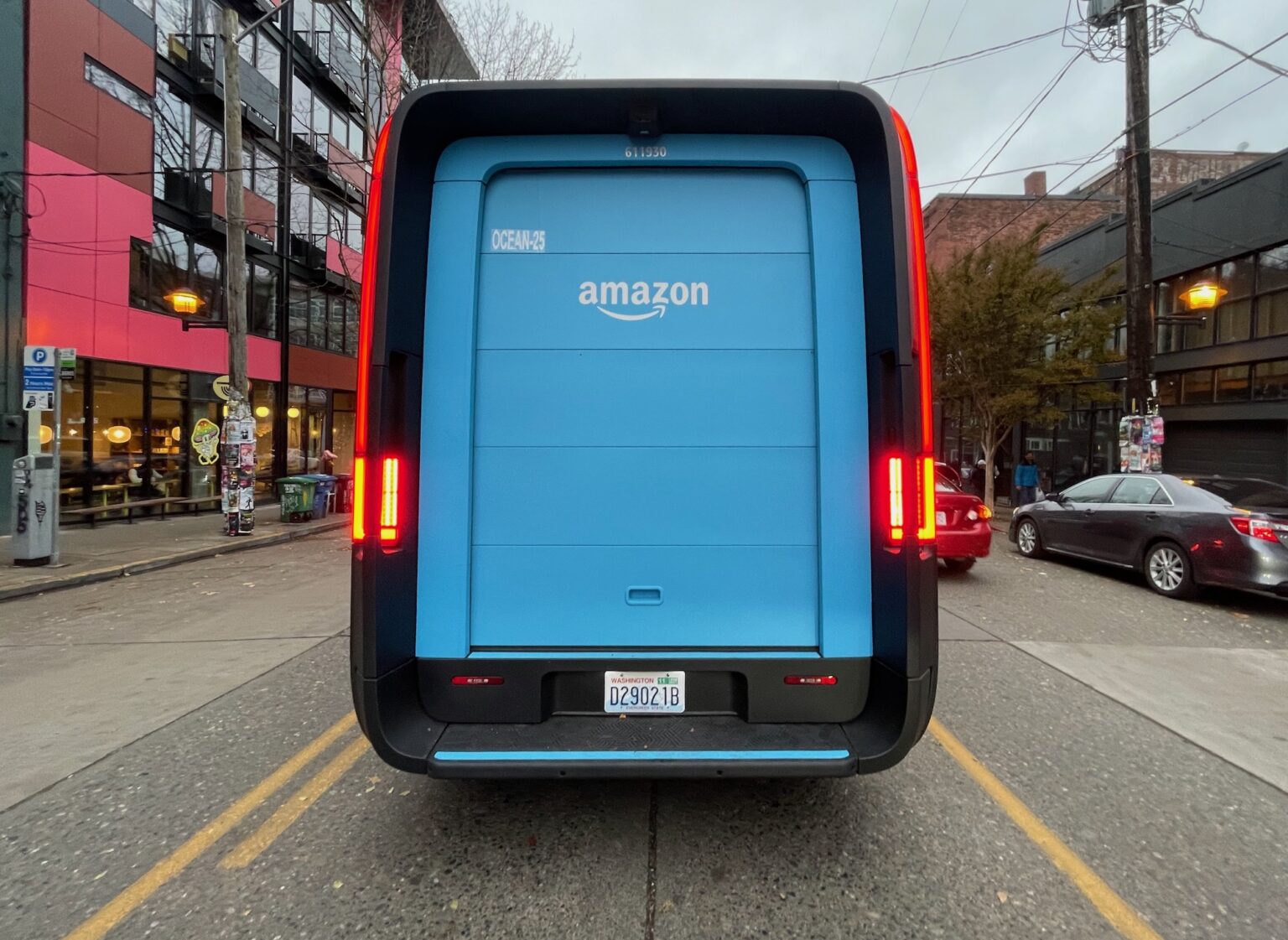 'It's like driving a spaceship' Amazon's Rivian electric delivery vans